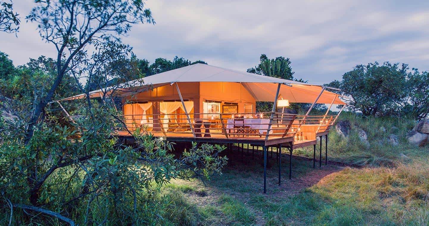 serengeti bushtops luxury safari lodge serengeti tanzania at Stratus Private Jet